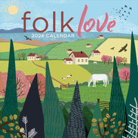 2024 Folk Love Wall Calendar