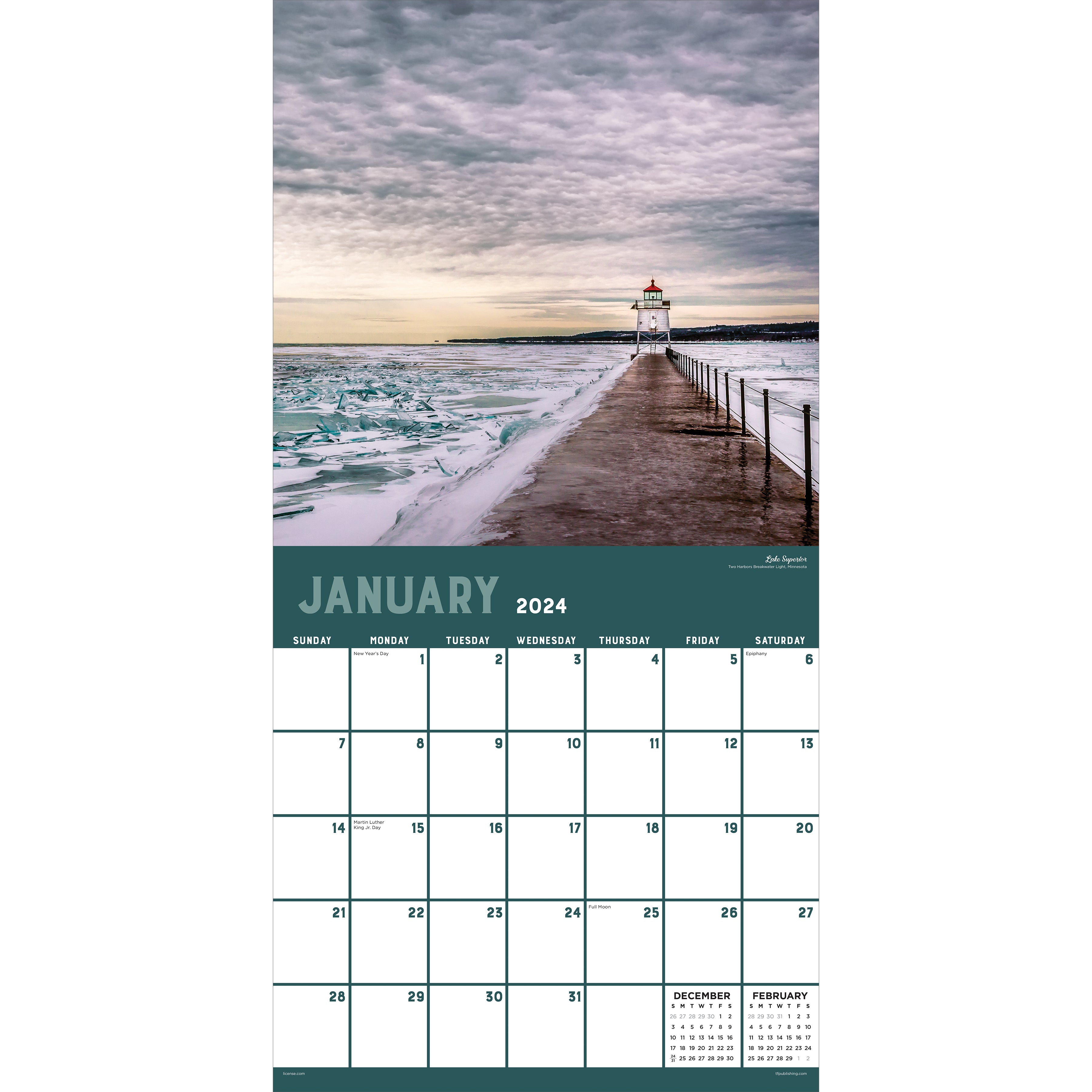 2024 Great Lakes Wall Calendar-5