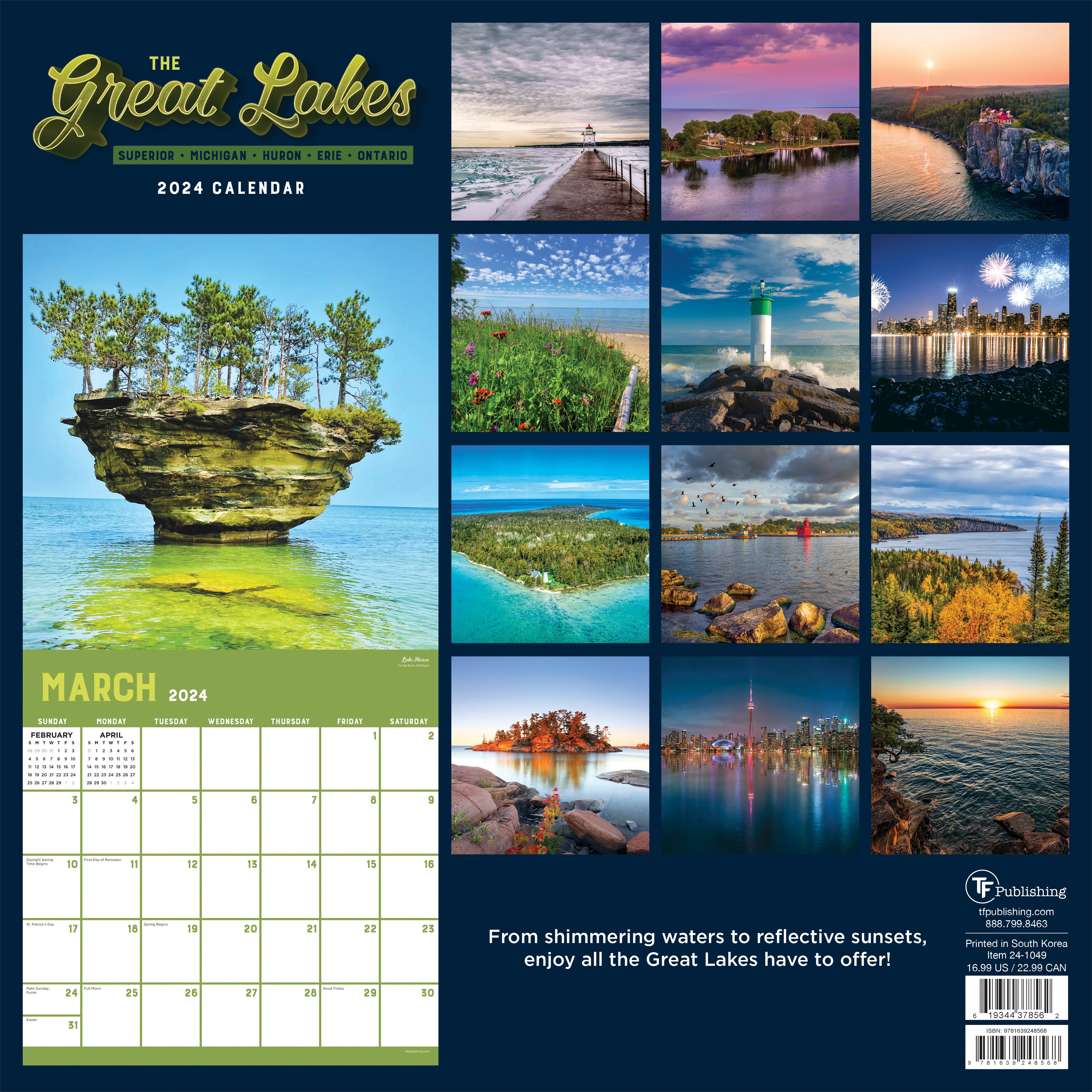 2024 Great Lakes Wall Calendar-4