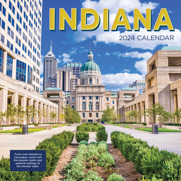 2024 Indiana Wall Calendar