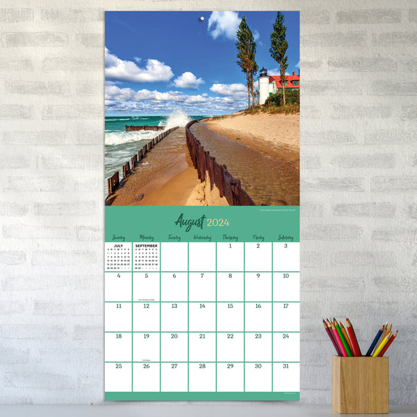 2024 Michigan Wall Calendar