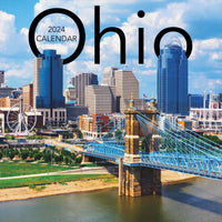 2024 Ohio Wall Calendar