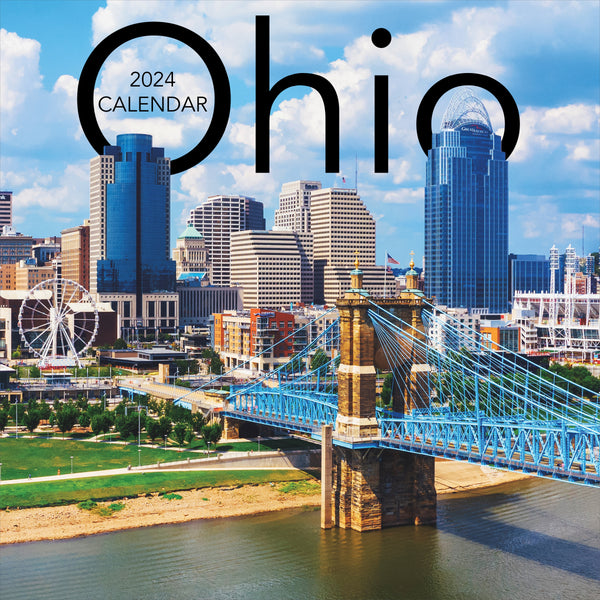2024 Ohio Wall Calendar