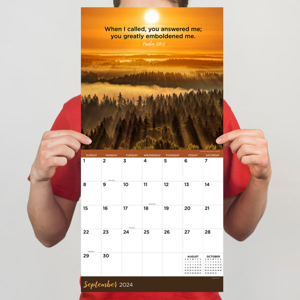 2024 Psalms Wall Calendar TF Publishing Calendars + Planners