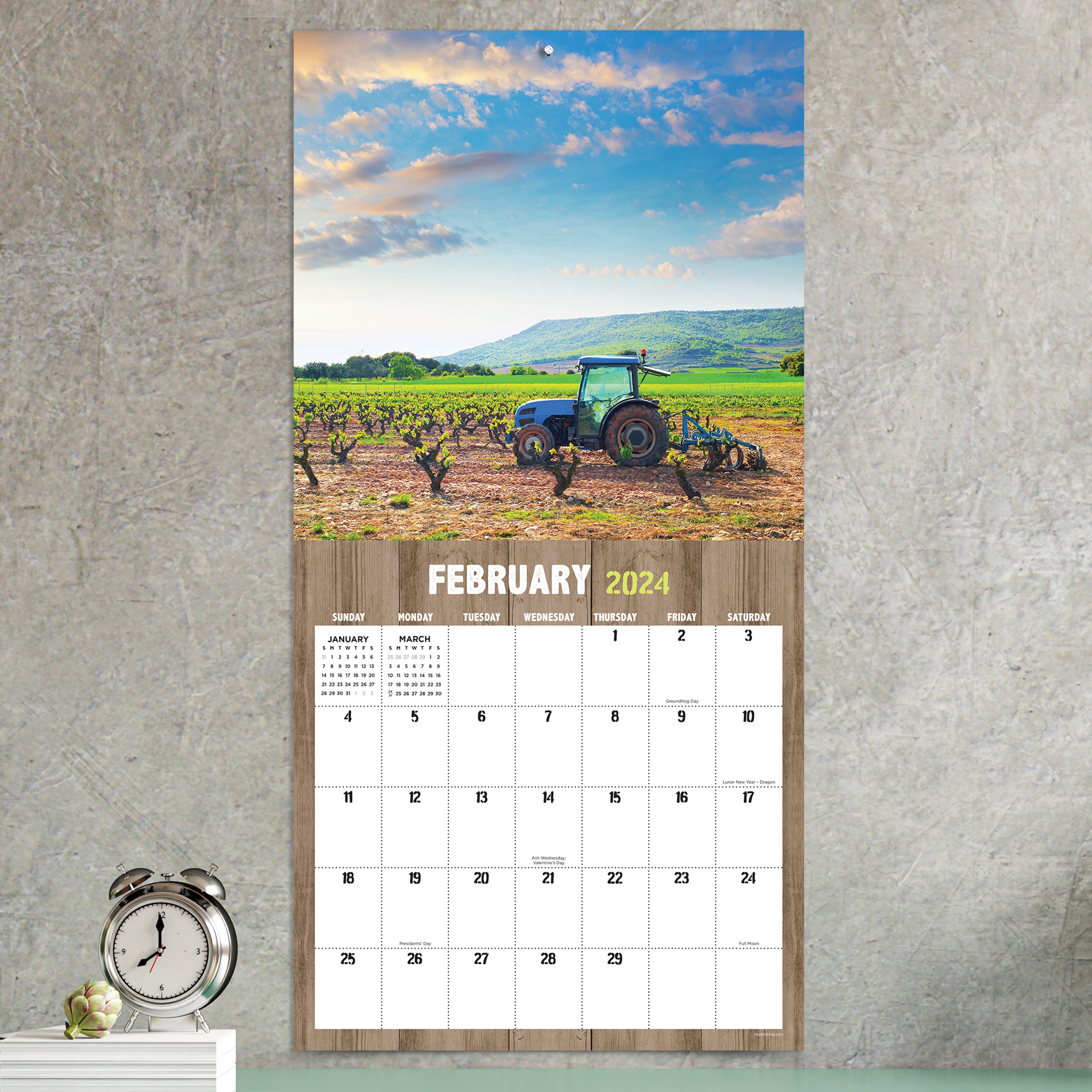 2024 Tractors & Farm Life Wall Calendar-3