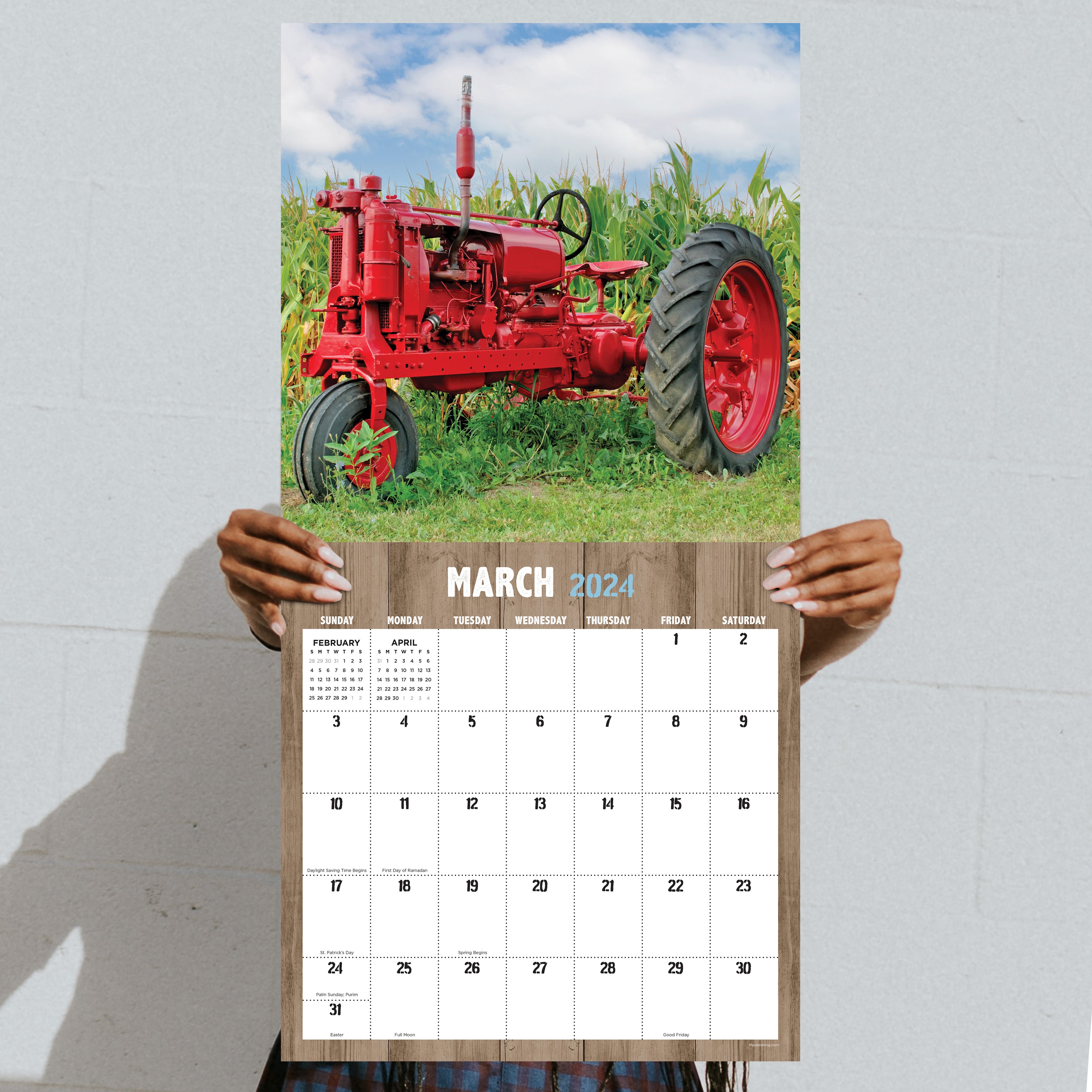 2024 Tractors & Farm Life Wall Calendar-2