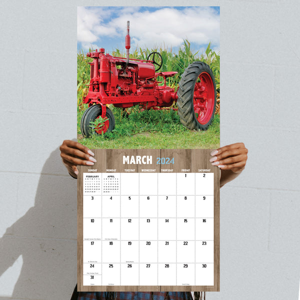 2024 Tractors & Farm Life Wall Calendar