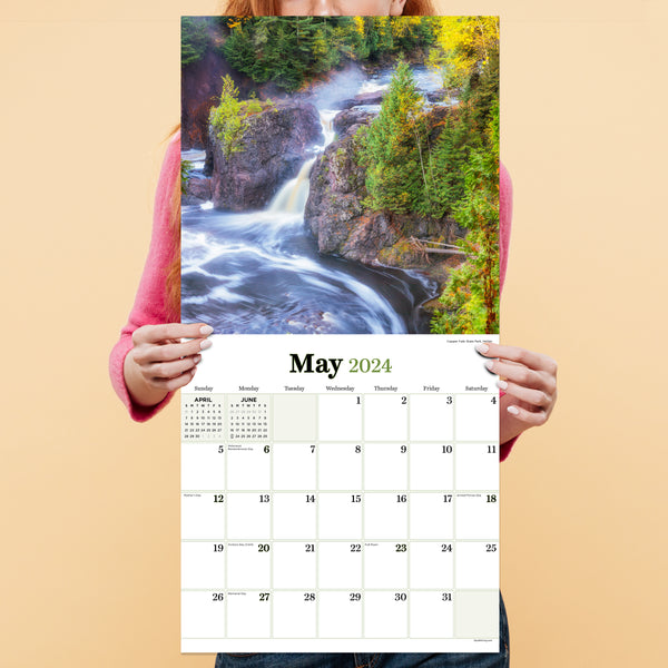 2024 Wisconsin Wall Calendar