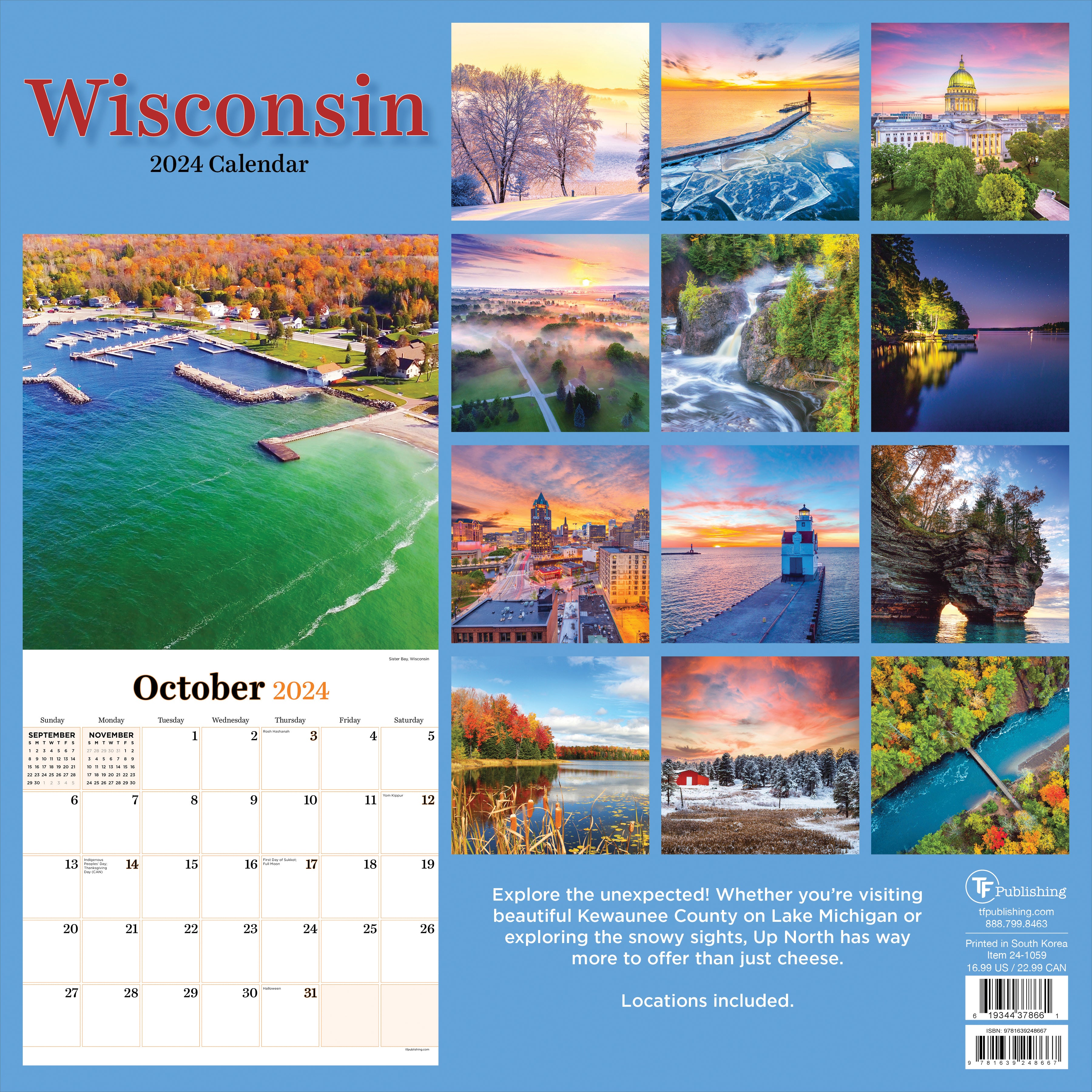 2024 Wisconsin Wall Calendar-4