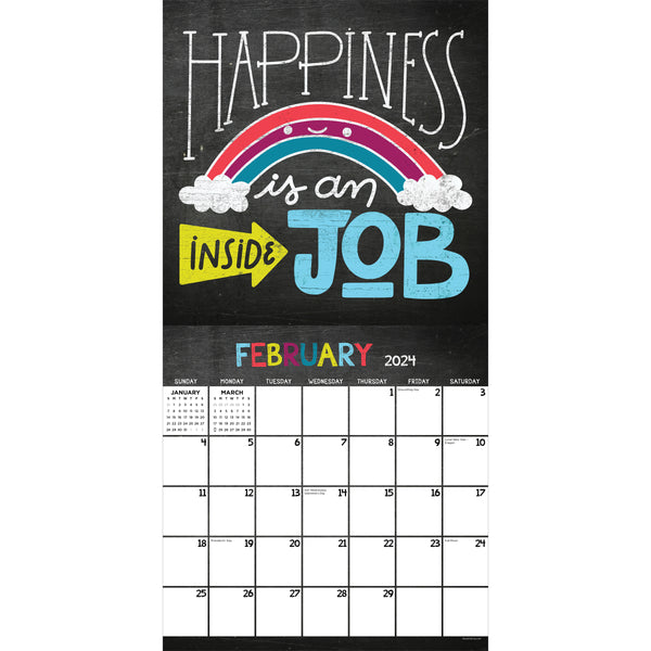 2024 Chalk It Up Wall Calendar
