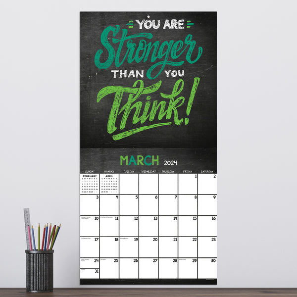 2024 Chalk It Up Wall Calendar