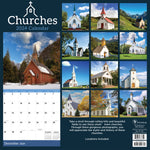 2024 Churches Wall Calendar