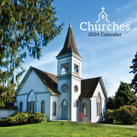 2024 Churches Wall Calendar