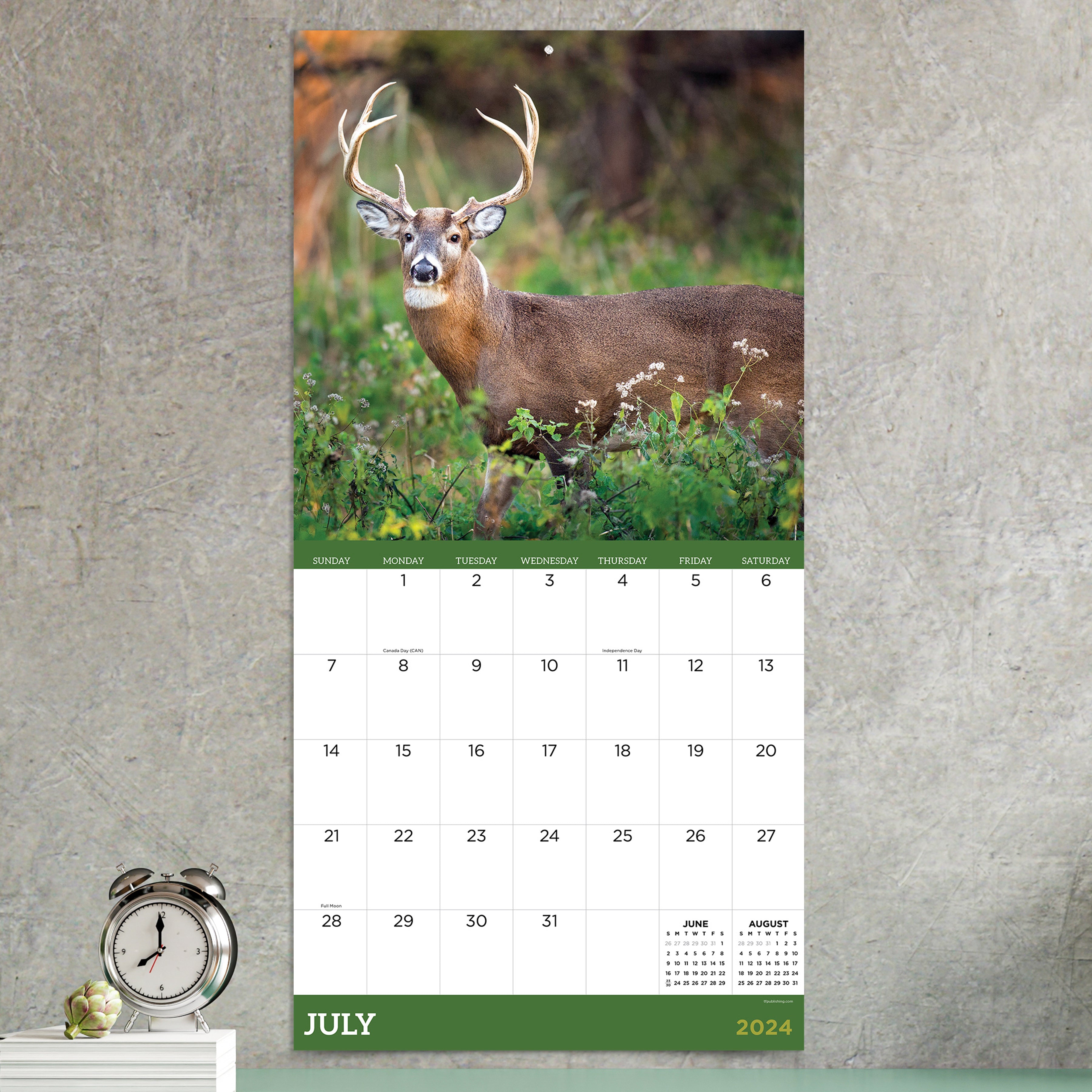 2024 Deer Wall Calendar-3