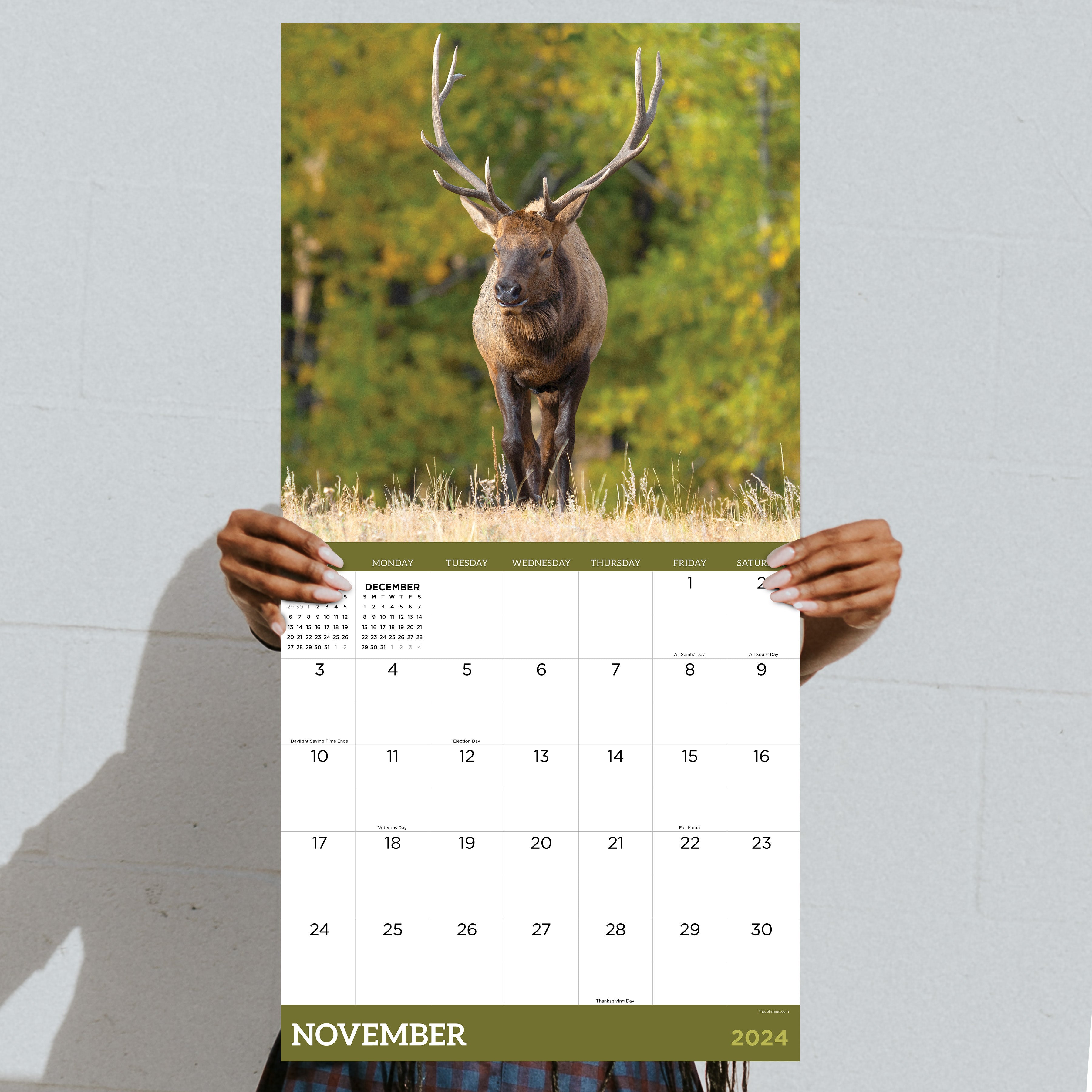 2024 Deer Wall Calendar-2