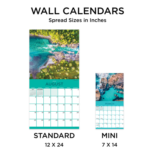 2024 Landscapes Wall Calendar