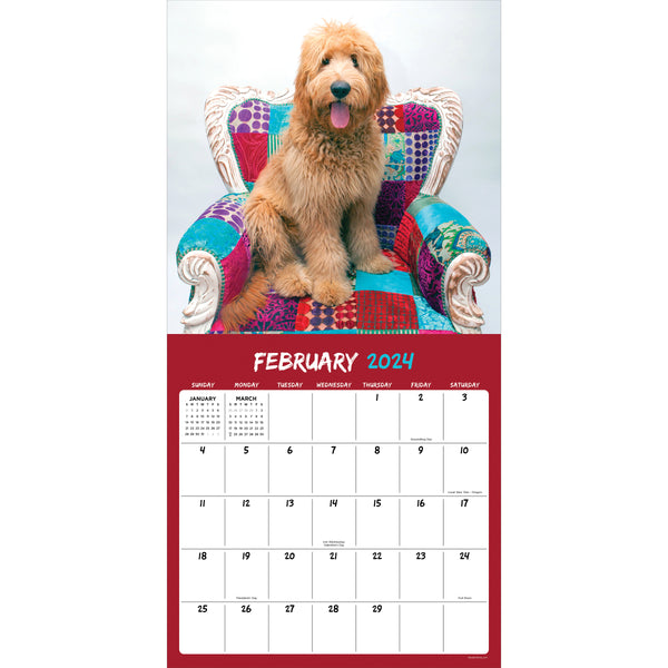 2024 Mutts Wall Calendar