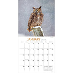 2024 Owls Wall Calendar
