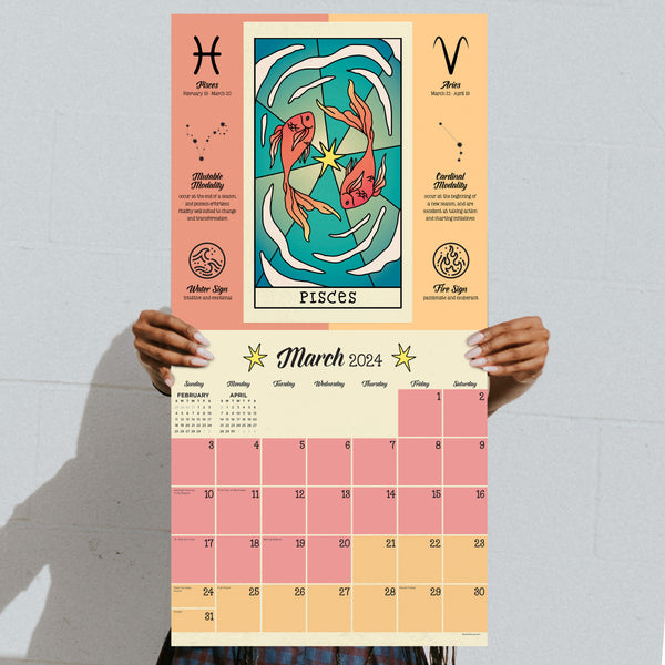 2024 Year of Astrology Wall Calendar