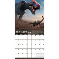 2024 Dinosaurs Wall Calendar