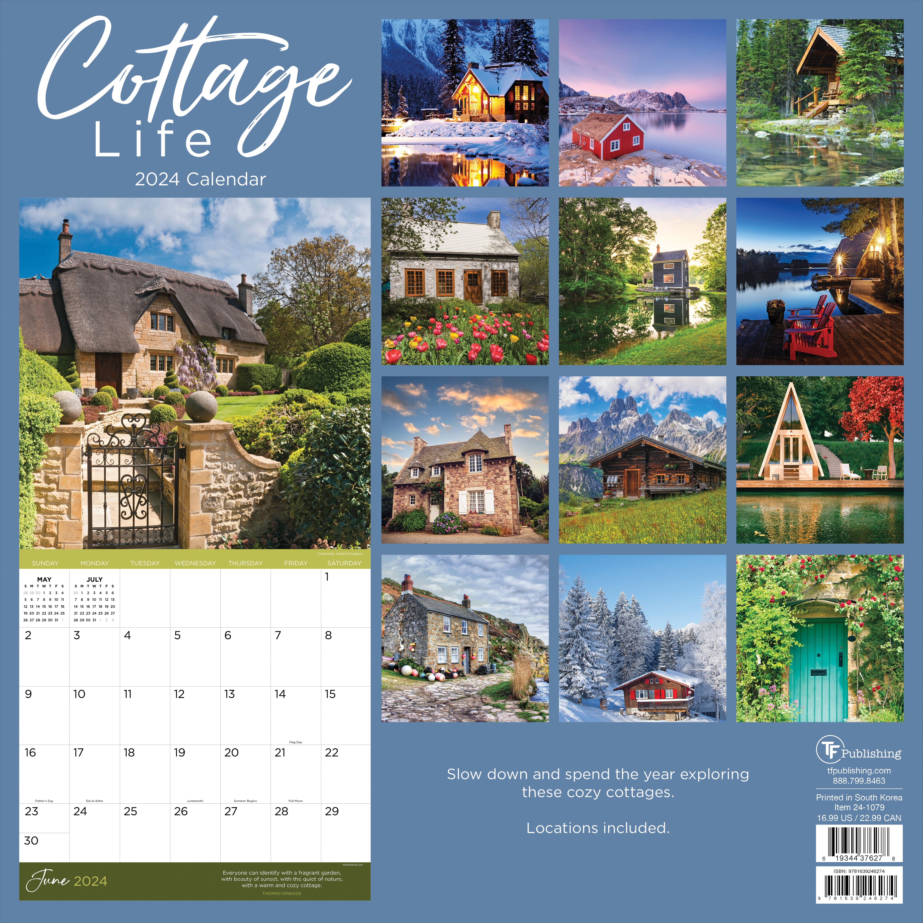 2024 Cottage Life Wall Calendar-4