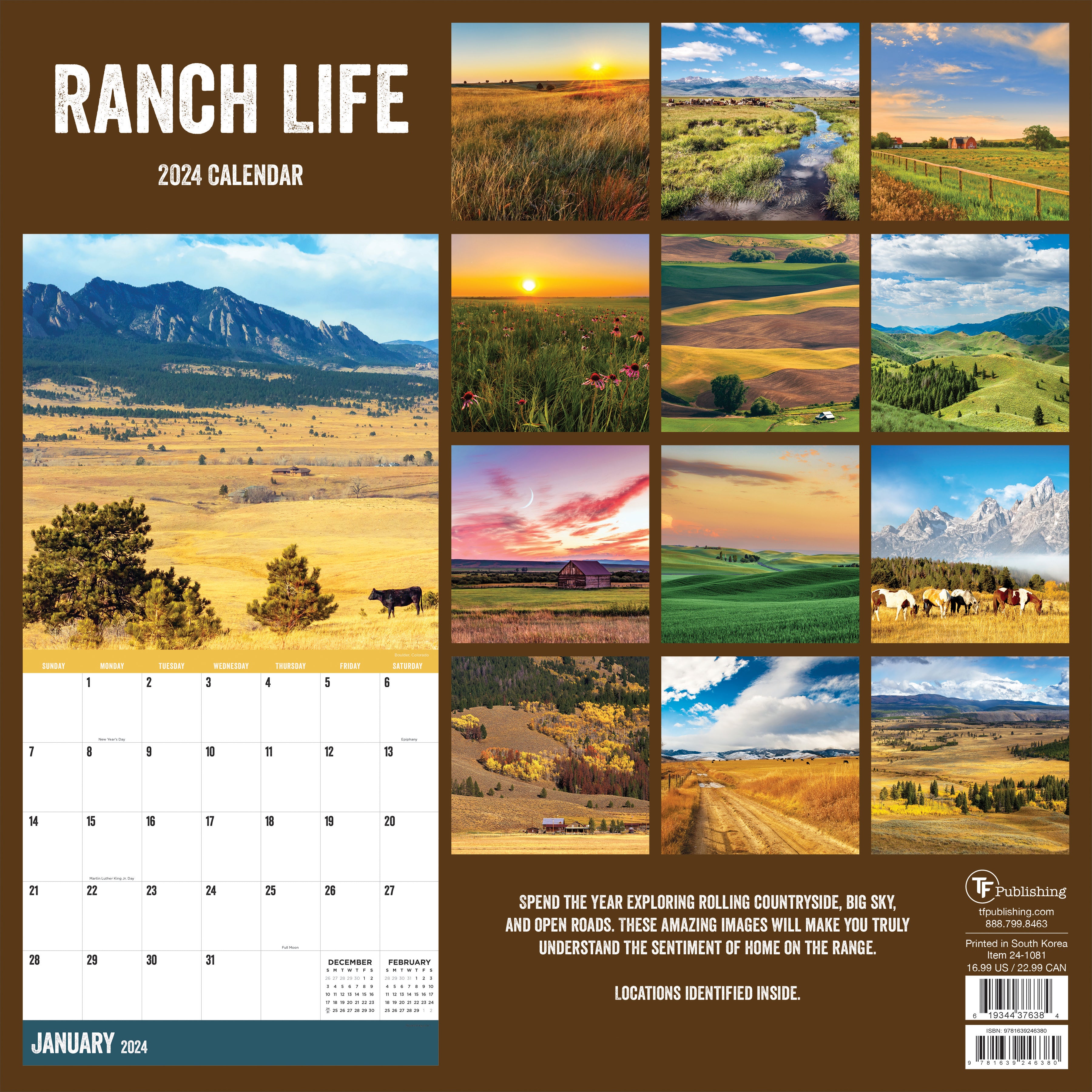 2024 Ranch Life Wall Calendar-4