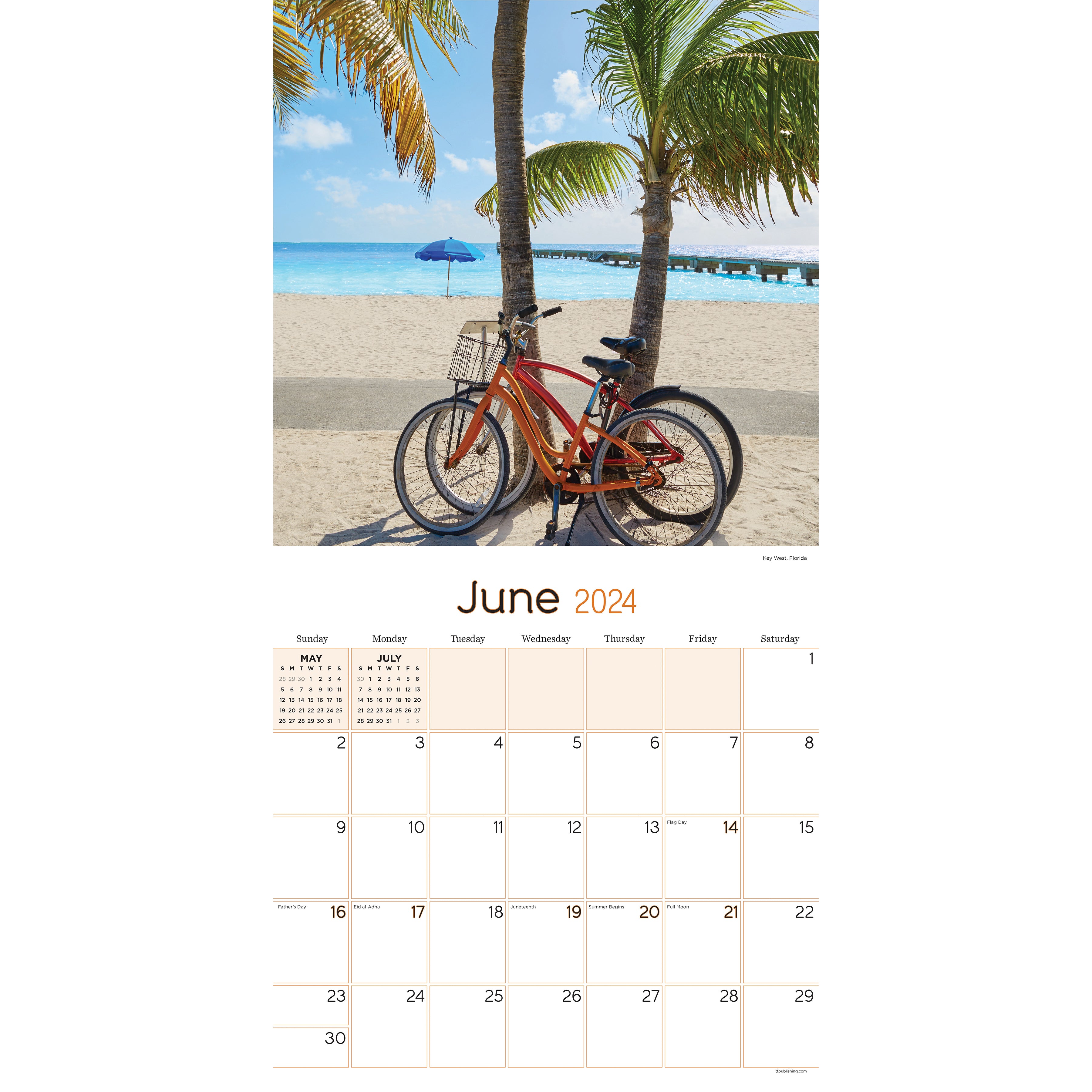 2024 Beach Life Wall Calendar-5