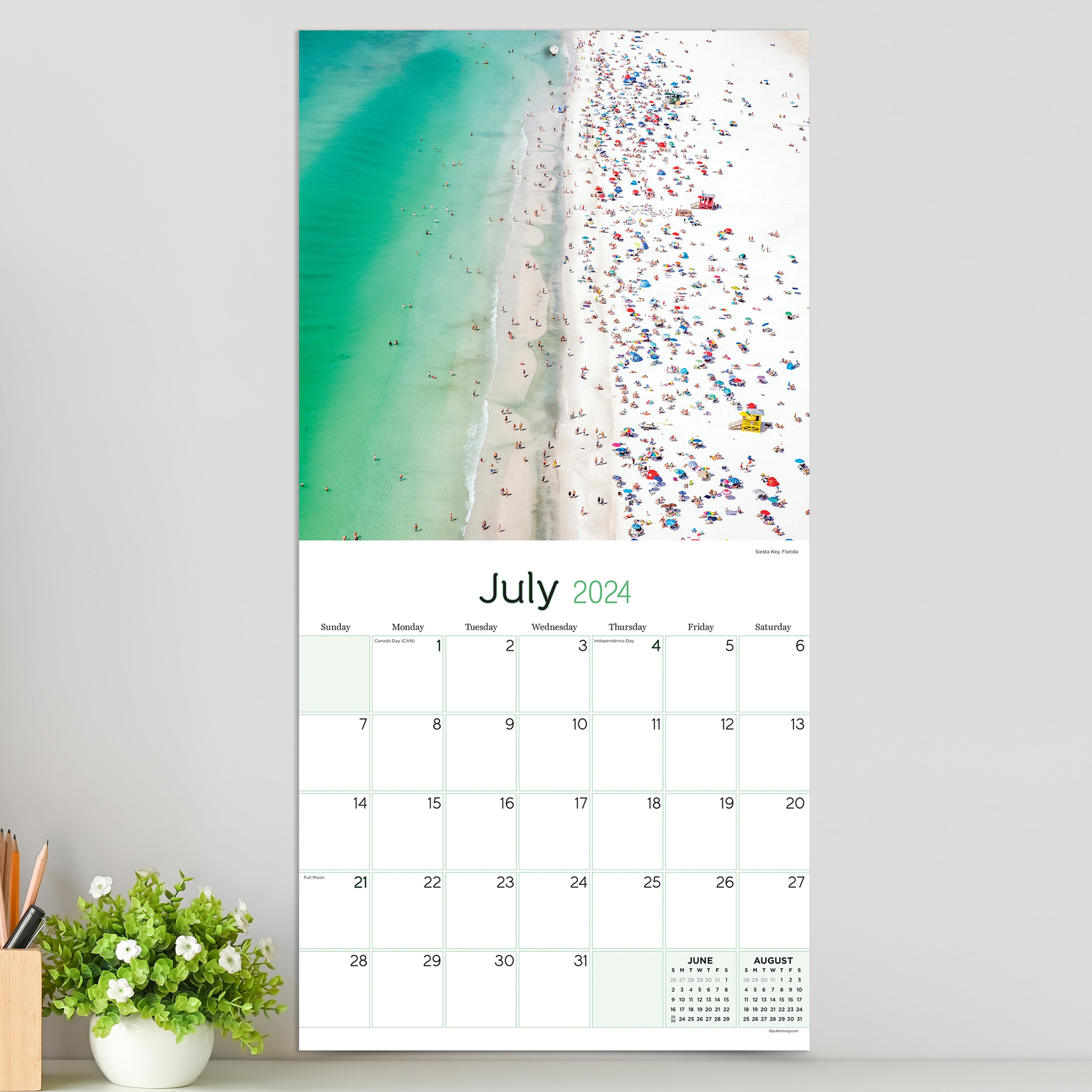 2024 Beach Life Wall Calendar-3