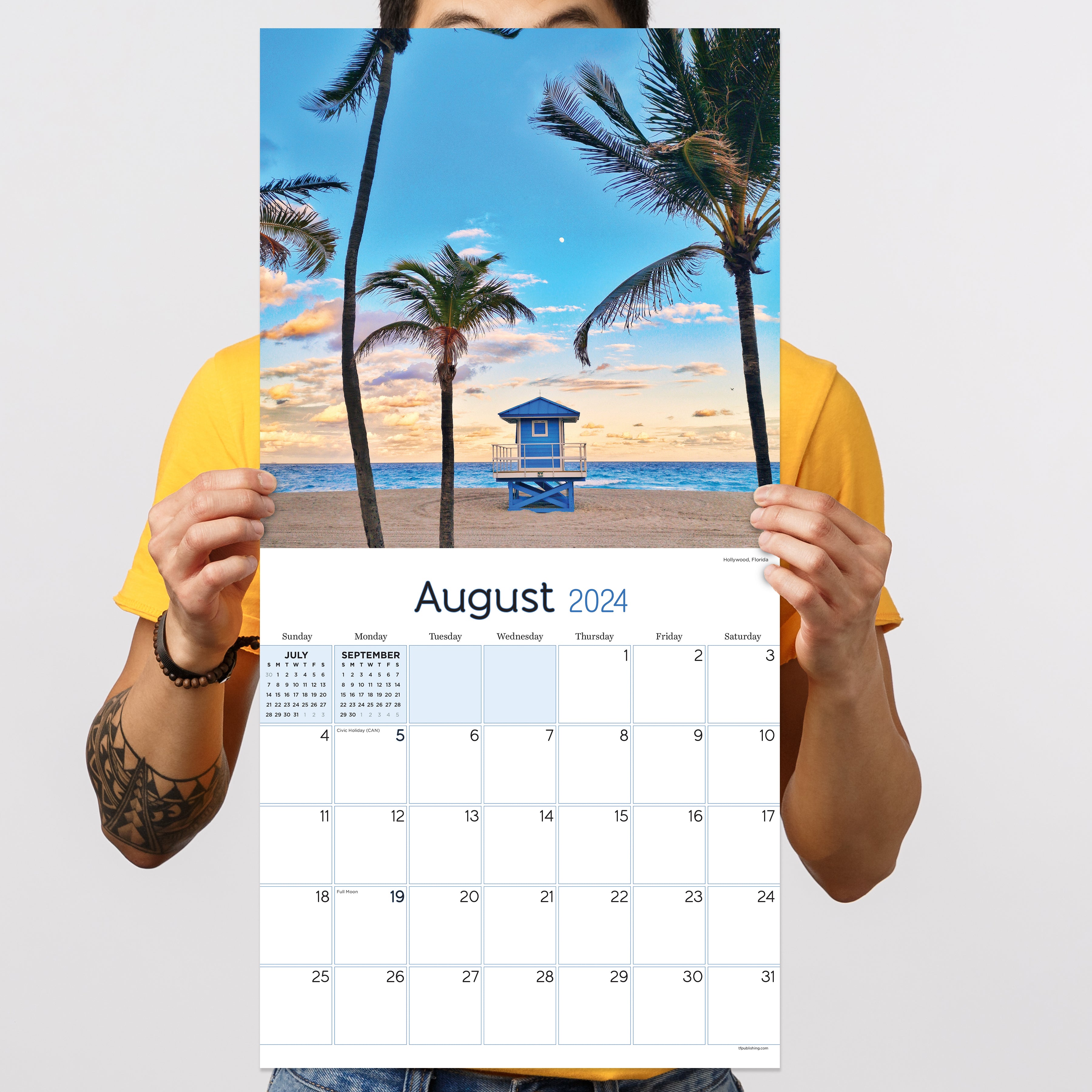 2024 Beach Life Wall Calendar - 0