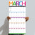 2024 Big & Bright Grid Wall Calendar