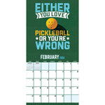 2024 Pickleball is Life Wall Calendar