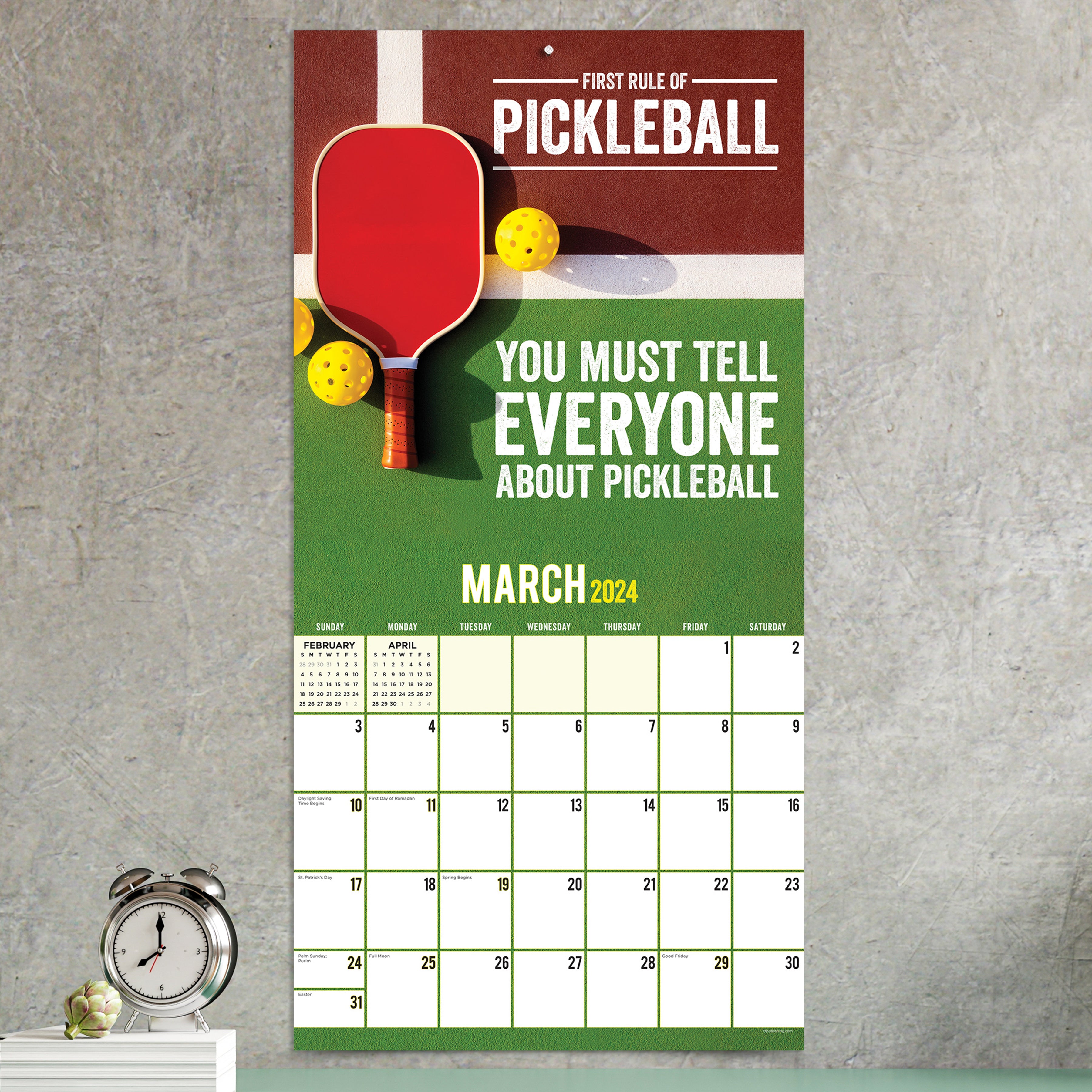 2024 Pickleball is Life Wall Calendar-3