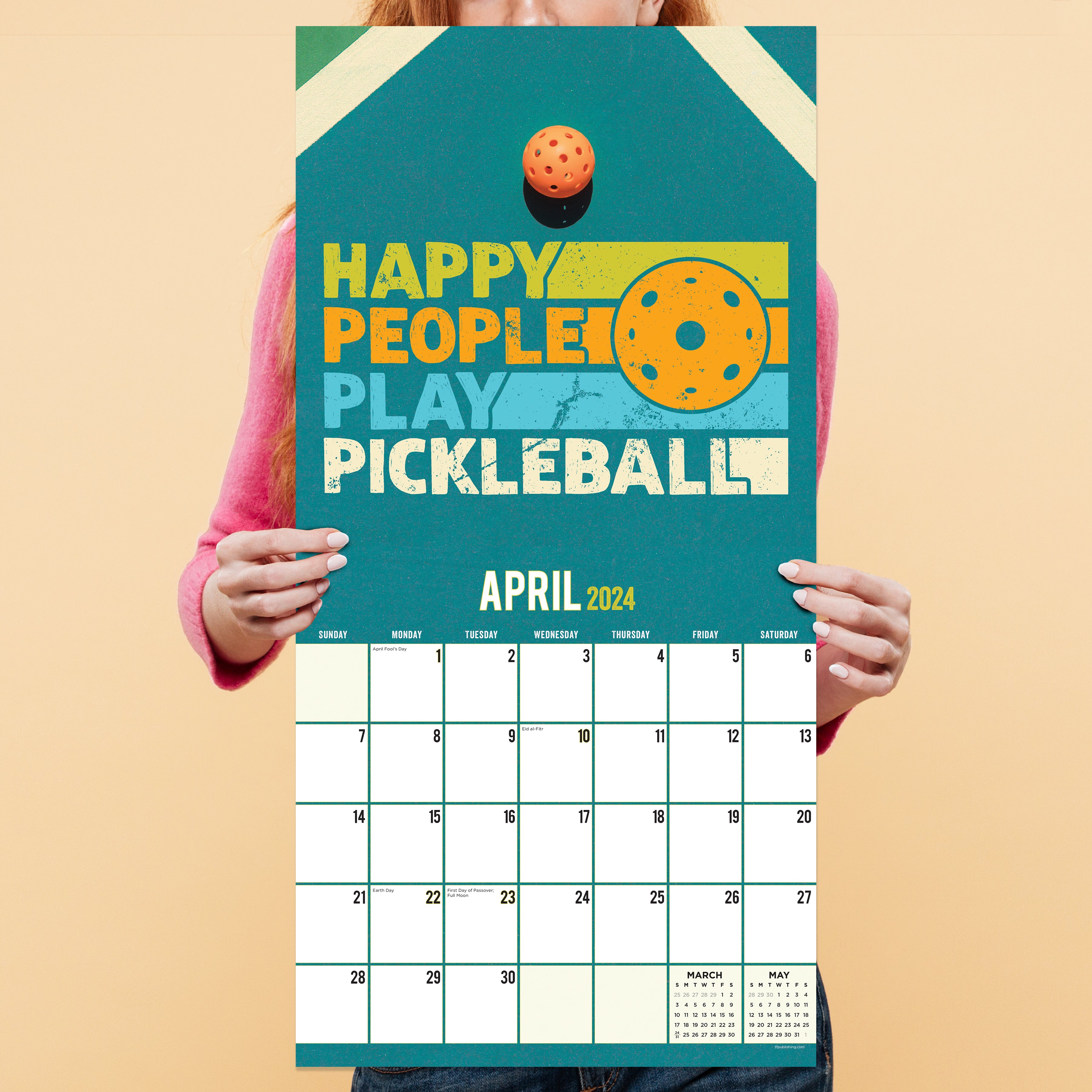 2024 Pickleball is Life Wall Calendar-2