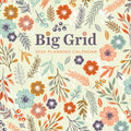 2024 Big Grid-Floral Wall Calendar