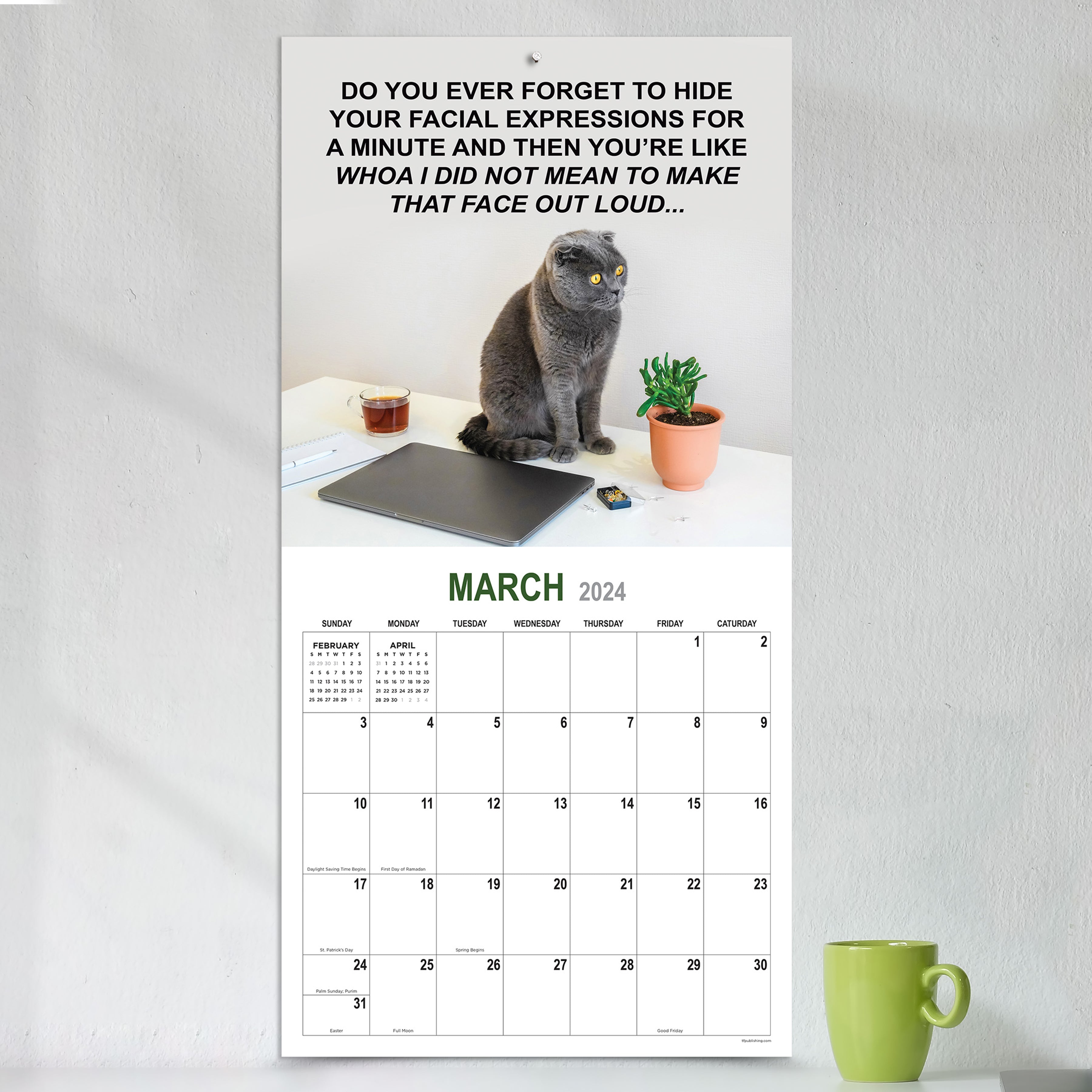 2024 Corporate Cats Wall Calendar-3