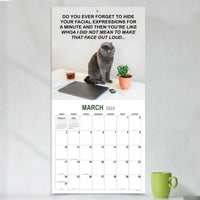2024 Corporate Cats Wall Calendar