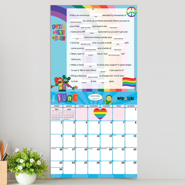 2024 Mad Libs Wall Calendar