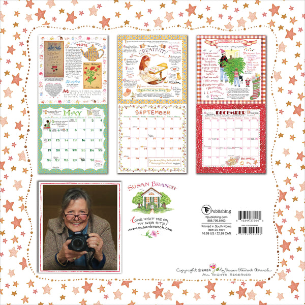 2024 Susan Branch Wall Calendar TF Publishing Calendars + Planners