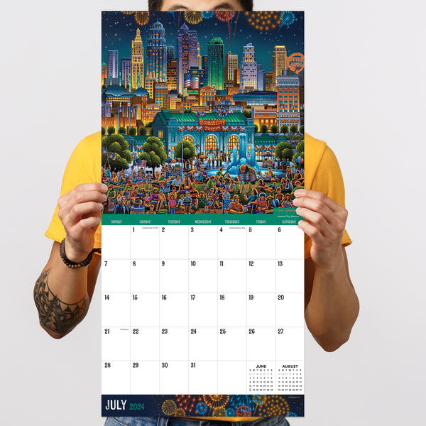 2024 Scenes from the Midwest Wall Calendar