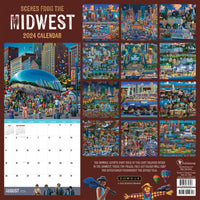 2024 Scenes from the Midwest Wall Calendar