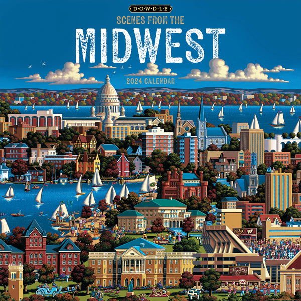 2024 Scenes from the Midwest Wall Calendar