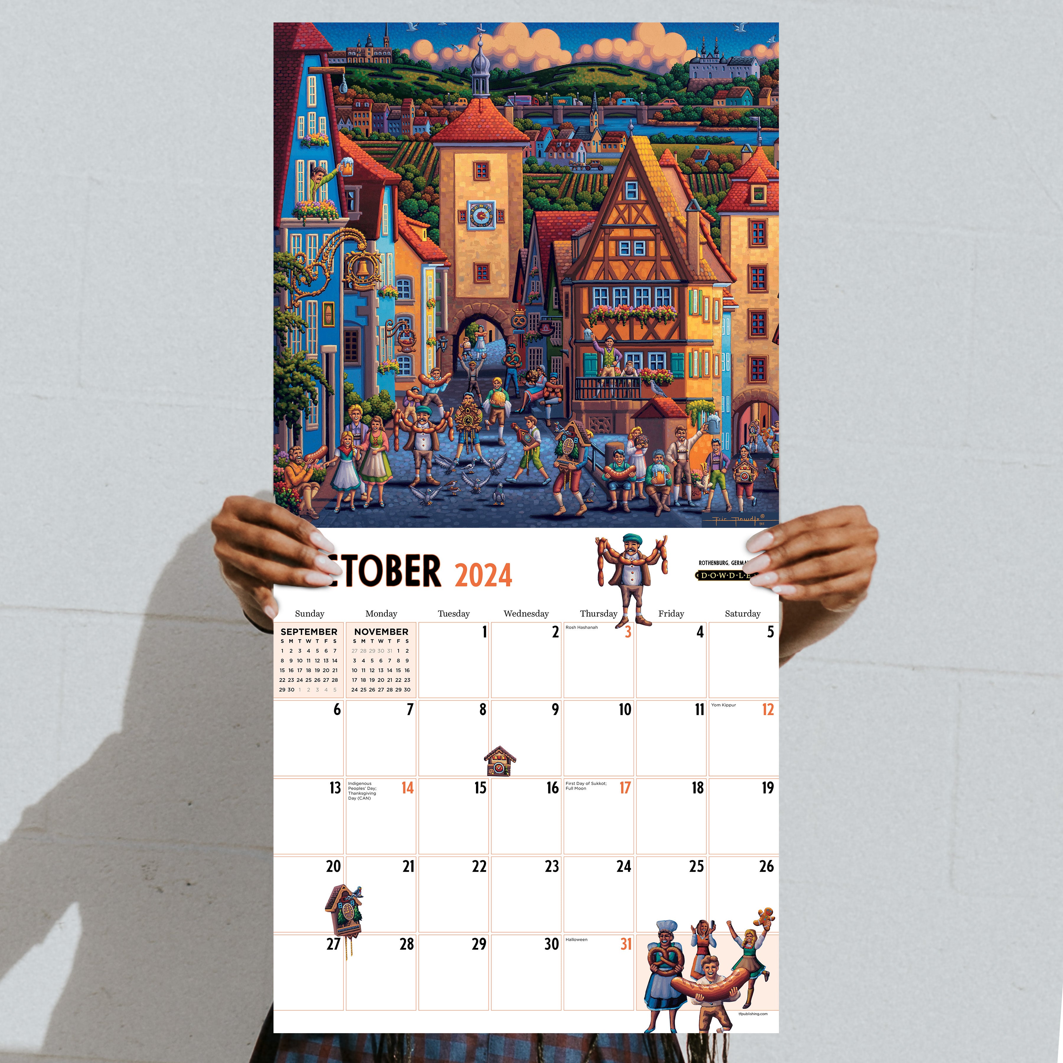2024 Around the World Wall Calendar - 0