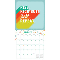 2024 Merry Mantras Wall Calendar