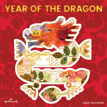 2024 Year of the Dragon Wall Calendar