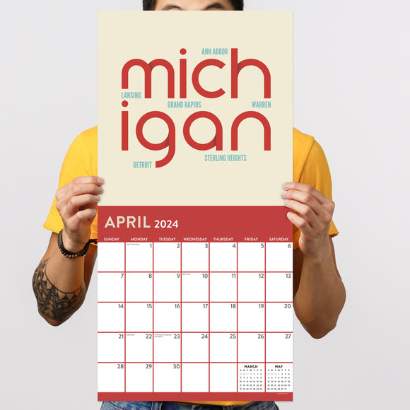 2024 Home Michigan Wall Calendar TF Publishing Calendars
