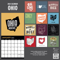 2024 Home: Ohio Wall Calendar