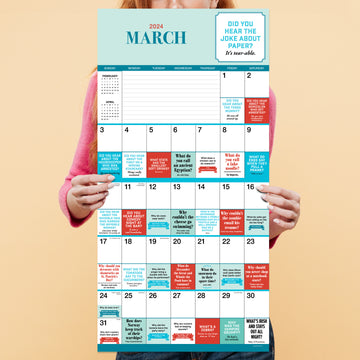 2024 Dad Jokes Wall Calendar