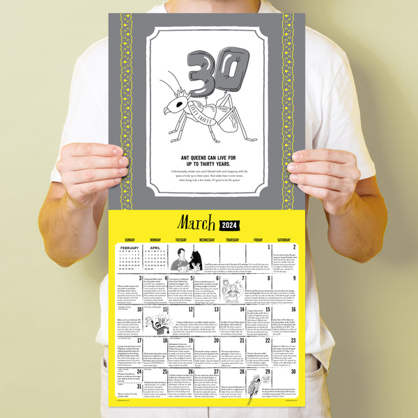 2024 Insane But True Wall Calendar