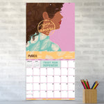 2024 Mahogany: Uplifted + Empowered Wall Calendar