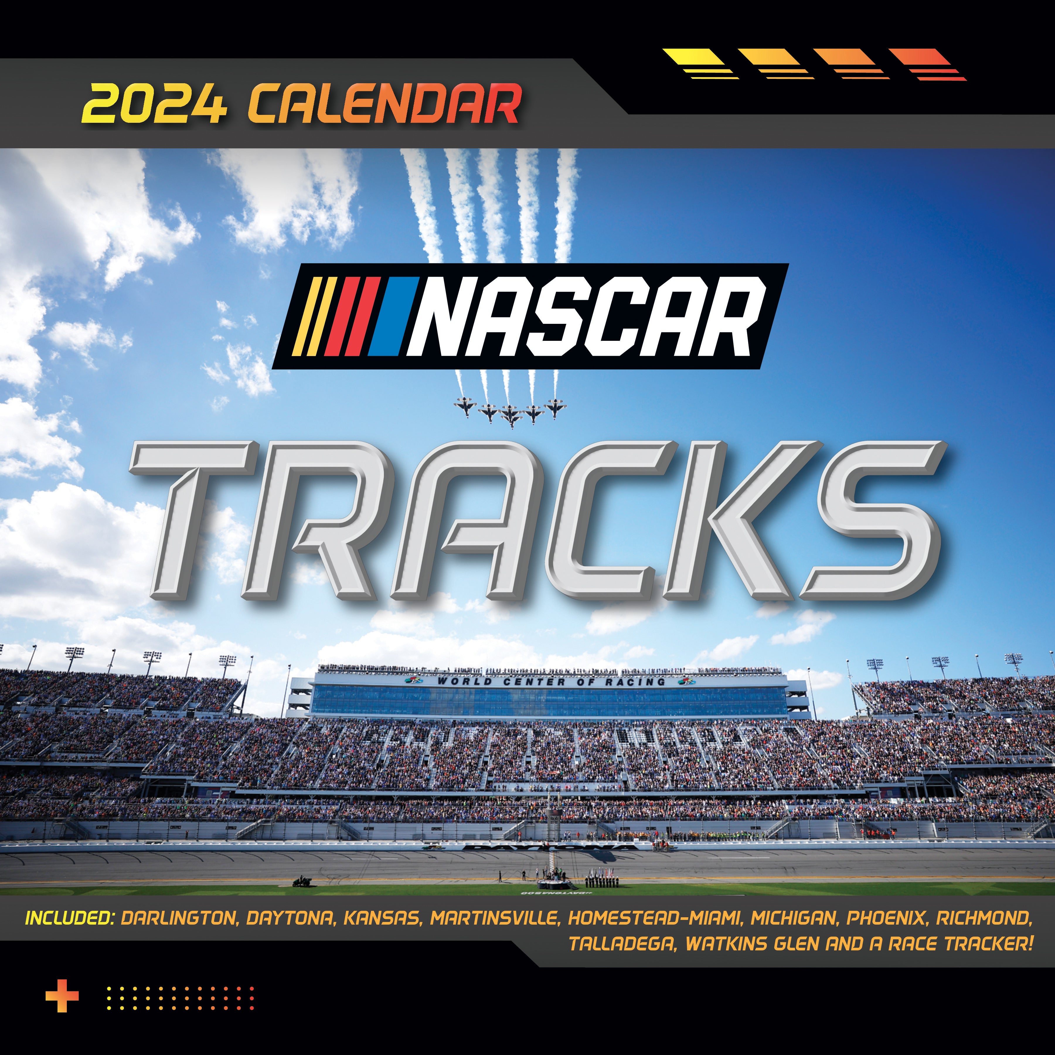 2024 Nascar Tracks Wall Calendar TF Publishing Calendars + Planners